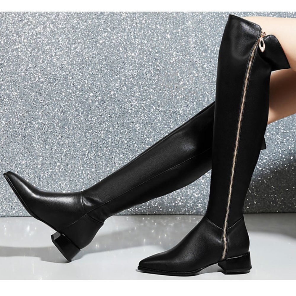 TinaCus Women's Genuine Leather Handmade Boots